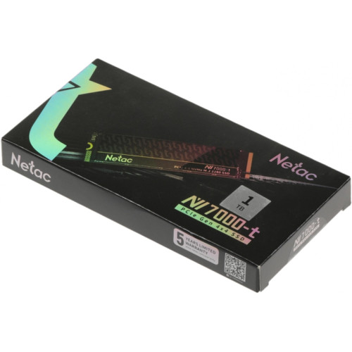 Твердотельный накопитель Netac PCIe 4.0 x4 1TB NT01NV7000t-1T0-E4X NV7000-t M.2 2280 [NT01NV7000T-1T0-E4X]
