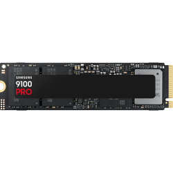 Твердотельный накопитель/ Samsung SSD 9100 PRO, 4000GB, M.2(22x80mm), NVMe 2.0, PCIe 5.0 x4, V-NAND TLC, R/W 14800/13400MB/s, IOPs 2 200 000/2 600 000, TBW 2400, DWPD 0.3 (12 мес.)