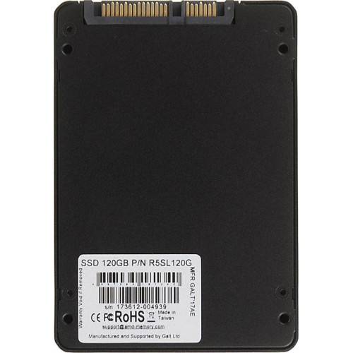 Твердотельный накопитель AMD SATA-III 120GB R5SL120G Radeon R5 2.5 Твердотельный накопитель AMD SATA-III 120GB R5SL120G Radeon R5 2.5