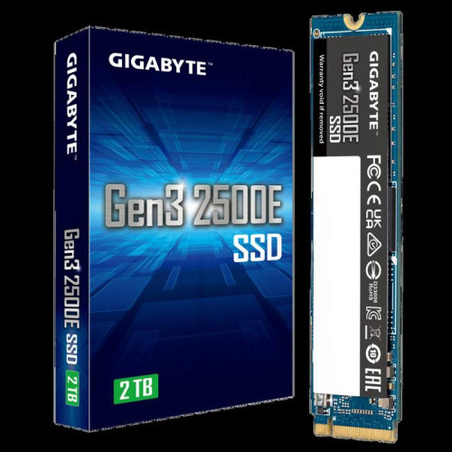 Твердотельный накопитель SSD Gigabyte 2TB M.2 2280 Gen3 2500E G325E2TB PCIe 3.0x4, NVMe 1.3, MTBF 1.5
