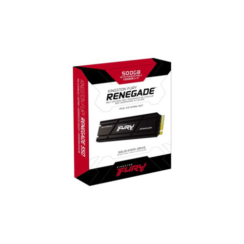 Твердотельный накопитель/ Kingston SSD Fury Renegade, 4000GB, M.2(22x80mm), NVMe, PCIe 4.0 x4, 3D TLC, R/W 7300/7000MB/s, IOPs 1 000 000/1 000 000, DRAM buffer 4096MB, TBW 4000, DWPD 0.55, with Heat Spreader (5 лет) Твердотельный накопитель/ Kingston SSD Fury Renegade, 4000GB, M.2(22x80mm), NVMe, PCIe 4.0 x4, 3D TLC, R/W 7300/7000MB/s, IOPs 1 000 000/1 000 000, DRAM buffer 4096MB, TBW 4000, DWPD 0.55, with Heat Spreader (5 лет)