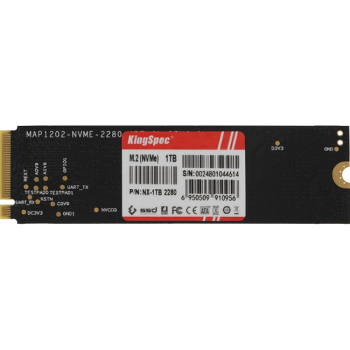 Твердотельный накопитель Kingspec PCIe 3.0 x4 1TB NX-1TB M.2 2280 0.9 DWPD [NX-1TB]