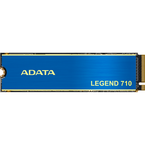 Твердотельный накопитель ADATA SSD LEGEND 710, 2048GB, M.2(22x80mm), NVMe 1.4, PCIe 3.0 x4, 3D NAND, R/W 2400/1800MB/s, IOPs 200 000/150 000, TBW 520, DWPD 0.23, with Heat Sink (3 года)