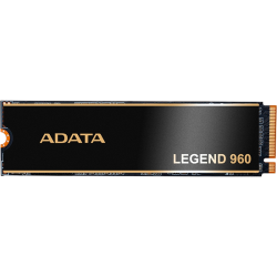 Твердотельный накопитель/ ADATA SSD LEGEND 960, 4000GB, M.2(22x80mm), NVMe 1.4, PCIe 4.0 x4, 3D NAND, R/W 7400/6800MB/s, IOPs 700 000/550 000, DRAM buffer 4000MB, TBW 3120, DWPD 0.43, with Heat Spreader (5 лет)