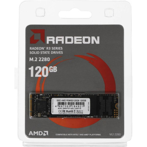 Твердотельный накопитель AMD SATA 120GB R3MS0120G8 Radeon M.2 2280