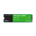 Твердотельный накопитель/ WD SSD Green SN350 NVMe, 500GB, M.2(22x80mm), NVMe, PCIe 3.0 x4, 3D TLC, R/W 2400/1650MB/s, IOPs 250 000/170 000, TBW 60, DWPD 0.1 (12 мес.)