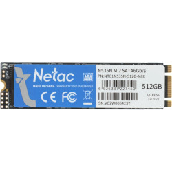 Твердотельный накопитель Netac SATA-III 512GB NT01N535N-512G-N8X N535N M.2 2280 [NT01N535N-512G-N8X]