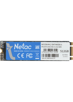Твердотельный накопитель Netac SATA-III 512GB NT01N535N-512G-N8X N535N M.2 2280 [NT01N535N-512G-N8X]