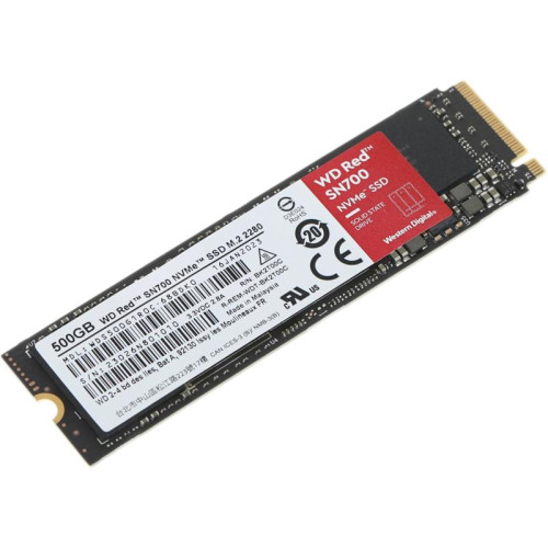 Накопитель SSD WD Original PCIe 3.0 x4 500GB WDS500G1R0C Red SN700 M.2 2280