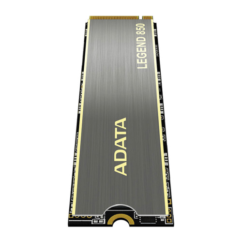 Твердотельный накопитель/ ADATA SSD LEGEND 850, 1TB, M.2(22x80mm), NVMe 1.4, PCIe 4.0 x4, 3D NAND, R/W 5000/4500MB/s, IOPs 400 000/550 000, TBW 1000, DWPD 0.54, with Heat Sink (5 лет)