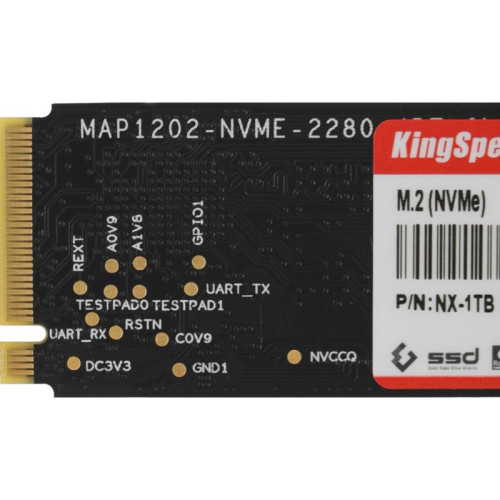 Твердотельный накопитель Kingspec PCIe 3.0 x4 1TB NX-1TB M.2 2280 0.9 DWPD [NX-1TB]