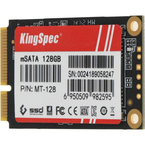 Твердотельный накопитель Kingspec mSATA 128Gb MT-128 MT Series mSATA [MT-128]