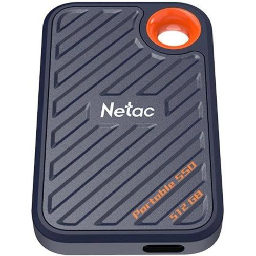 Накопитель SSD Netac USB-C 512Gb NT01ZX20-512G-32BL ZX20 2.5
