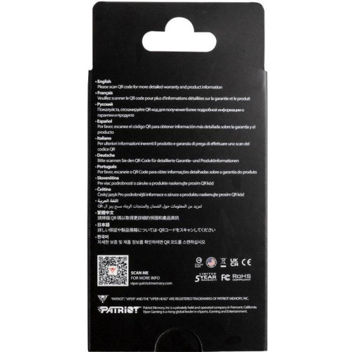 Твердотельный накопитель Patriot PCIe 5.0 x4 4TB PV553P4TBM28H PV553 M.2 2280 [PV553P4TBM28H]