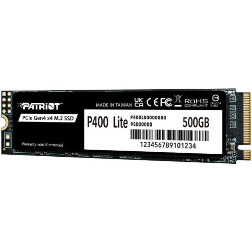 Накопитель SSD Patriot PCIe 4.0 x4 500GB P400LP500GM28H P400 Lite M.2 2280