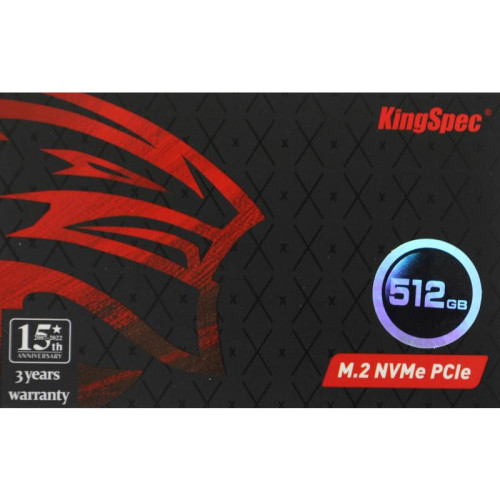 Твердотельный накопитель Kingspec PCIe 3.0 x4 512GB NE-512 M.2 2280 [NE-512]