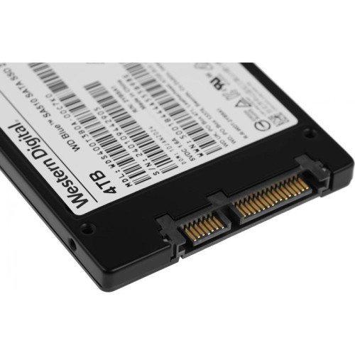 Твердотельный накопитель WD S SATA-III 4TB WDS400T3B0A Blue SA510 2.5 Твердотельный накопитель WD S SATA-III 4TB WDS400T3B0A Blue SA510 2.5