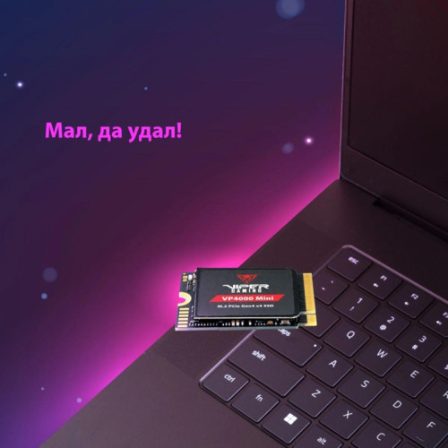 Накопитель SSD Patriot PCIe 4.0 x4 1TB VP4000M1TBM23 VP4000 Mini M.2 2230 Накопитель SSD Patriot PCIe 4.0 x4 1TB VP4000M1TBM23 VP4000 Mini M.2 2230
