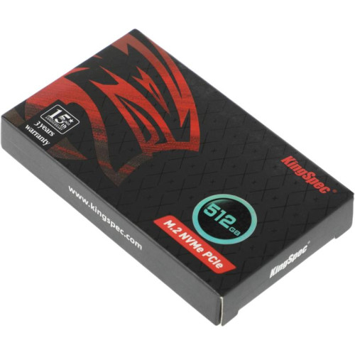 Твердотельный накопитель Kingspec PCIe 3.0 x4 512GB NX-512 M.2 2280 0.9 DWPD [NX-512]