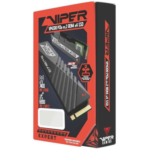 Твердотельный накопитель Patriot PCIe 4.0 x4 2TB VP4300-2TBM28H Viper VP4300 M.2 2280 [VP4300-2TBM28H]