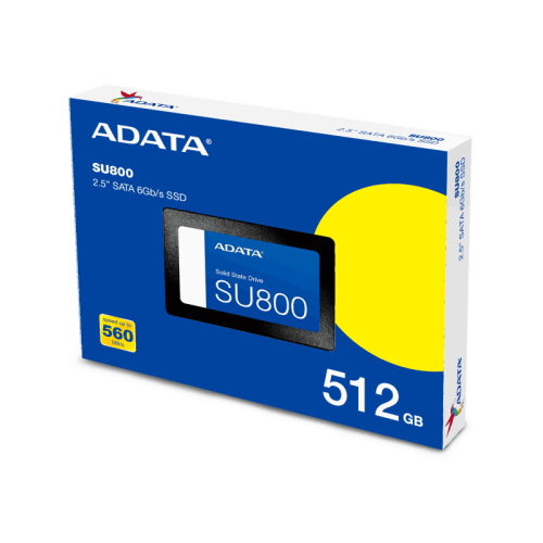 Твердотельный накопитель ADATA SSD Ultimate SU800, 512GB, 2.5