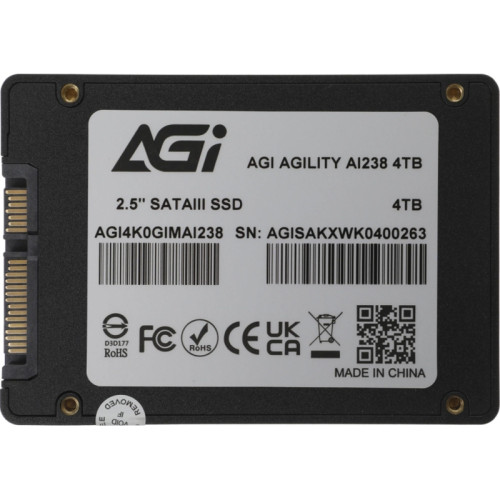 Твердотельный накопитель AGi SATA-III 4TB AGI4K0GIMAI238 AI238 2.5