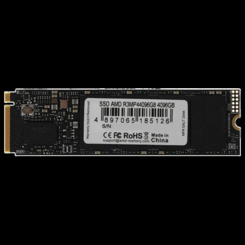 Твердотельный накопитель AMD PCIe 4.0 x4 4TB R3MP44096G8 Radeon M.2 2280