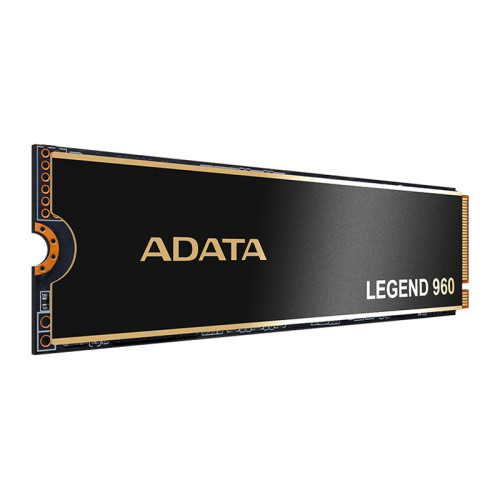 Твердотельный накопитель ADATA SSD LEGEND 960, 1000GB, M.2(22x80mm), NVMe 1.4, PCIe 4.0 x4, 3D NAND, R/W 7400/6000MB/s, IOPs 730 000/610 000, DRAM buffer 1000MB,  TBW 780, DWPD 0.43, with Heat Spreader (5 лет)