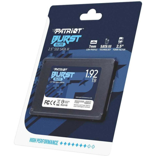 Твердотельный накопитель Patriot SATA-III 1.92TB PBE192TS25SSDR Burst Elite 2.5