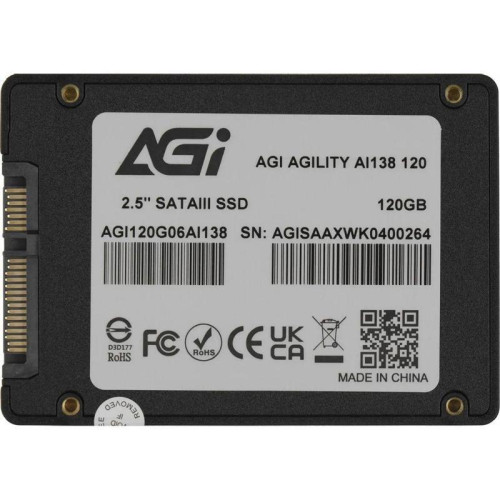 Твердотельный накопитель AGI AI138 SSD 2.5