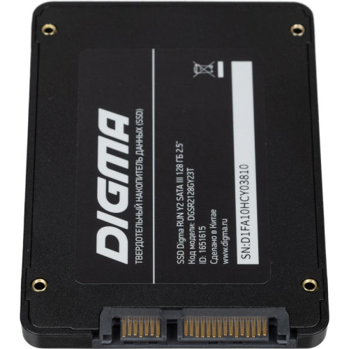 Твердотельный накопитель Digma SATA-III 128GB DGSR2128GY23T Run Y2 2.5