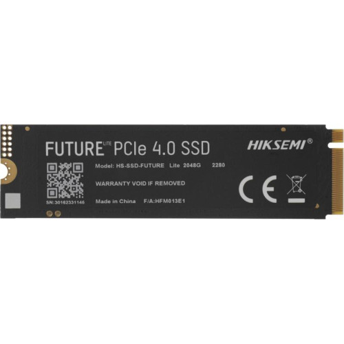 Накопитель SSD Hikvision PCIe 4.0 x4 2TB HS-SSD-FUTURE LITE 2048G M.2 2280