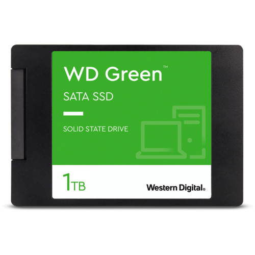 Твердотельный накопитель/ WD SSD Green, 1.0TB, 2.5