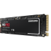 Твердотельные накопители Samsung SSD 980 PRO, 1000GB, M.2(22x80mm), NVMe 1.3c, PCIe 4.0 x4, 3-bit MLC, R/W 7000/5000MB/s, IOPs 1 000 000/1 000 000, DRAM buffer 1024MB, TBW 600, DWPD 0.33, with Heatsink (12 мес.)