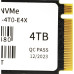 Твердотельный накопитель Netac PCIe 4.0 x4 4TB NT01NV7000T-4T0-E4X NV7000-t M.2 2280 1.91 DWPD [NT01NV7000T-4T0-E4X]