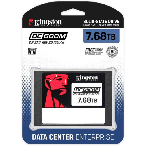 Твердотельный накопитель Kingston SATA-III 7.68TB SEDC600M/7680G DC600M 2.5