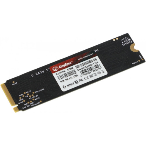 Твердотельный накопитель Kingspec PCIe 3.0 x4 512GB NE-512 M.2 2280 [NE-512]