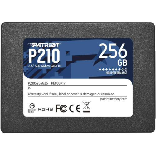 Твердотельный накопитель Patriot SATA-III 256GB P210S256G25 P210 2.5