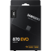 Samsung SSD 2TB 870 EVO, V-NAND 3-bit MLC, MGX, 2.5'' SATA 6Gb/s, R560/W530, IOPs 98000/88000 Samsung SSD 2TB 870 EVO, V-NAND 3-bit MLC, MGX, 2.5'' SATA 6Gb/s, R560/W530, IOPs 98000/88000