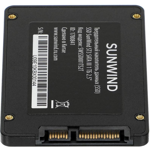 Твердотельный накопитель SunWind SATA-III 1TB SWSSD001TS2T ST3 2.5