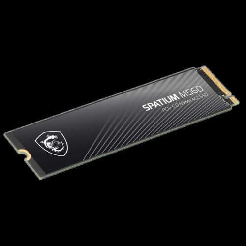 MSI SSD SPATIUM M560, 1000GB, M.2(22x80mm), NVMe, PCIe 5.0 x4, 3D TLC, R/W 10200/8400, IOPs 1 300 000/1 400 000,TBW 600, DWPD 0.32 (5 лет)