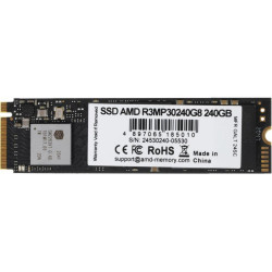 Твердотельный накопитель AMD PCIe 3.0 x4 240GB R3MP30240G8 Radeon M.2 2280