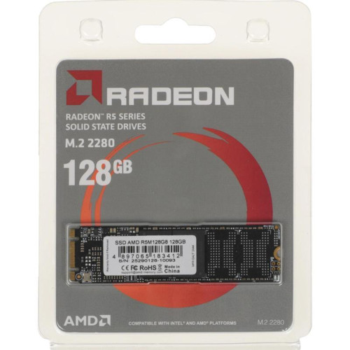 Твердотельный накопитель AMD SATA-III 128GB R5M128G8 Radeon M.2 2280 [R5M128G8]