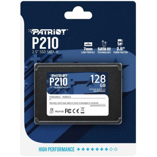 Твердотельный накопитель Patriot SATA-III 128GB P210S128G25 P210 2.5