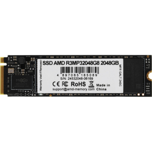 Твердотельный накопитель AMD PCIe 3.0 x4 2TB R3MP32048G8 Radeon M.2 2280