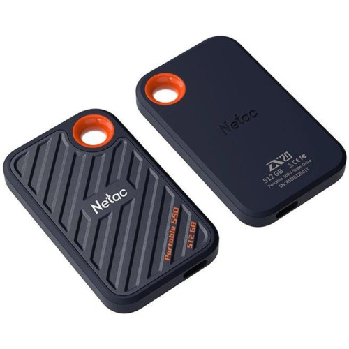 Накопитель SSD Netac USB-C 512Gb NT01ZX20-512G-32BL ZX20 2.5