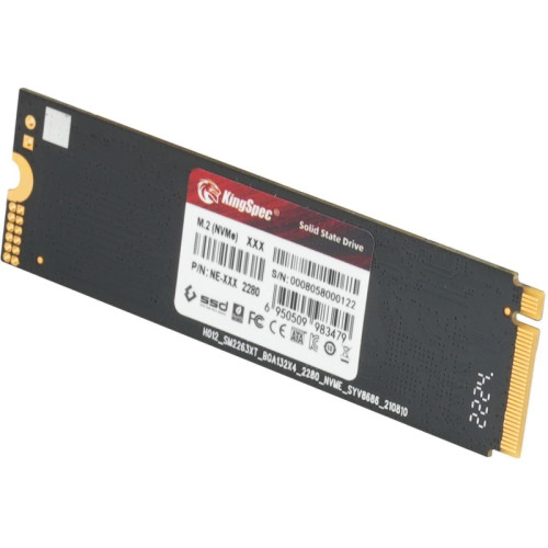 Твердотельный накопитель Kingspec PCIe 3.0 x4 2TB NE-2TB M.2 2280 [NE-2TB]