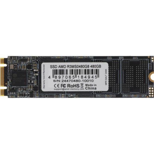 Твердотельный накопитель AMD SATA 480GB R3MS0480G8 Radeon M.2 2280