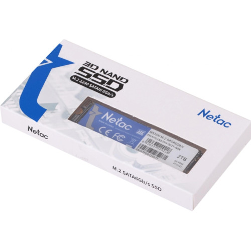 Твердотельный накопитель Netac SATA-III 2TB NT01N535N-002T-N8X N535N M.2 2280 [NT01N535N-002T-N8X]