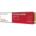Твердотельные накопители/ WD SSD Red SN700 NVMe for NAS, 250GB, M.2(22x80mm), NVMe, PCIe 3.0 x4, R/W 3100/1600MB/s, IOPs 220 000/180 000, TBW 500, DWPD 1 (12 мес.)